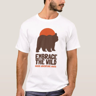 Wereld Dierendag - Omarm het Wilde Beer T-shirt