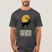Wereld Dierendag - Ontdek de natuur T-shirt (Voorkant)