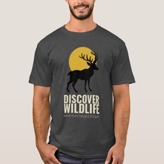 Wereld Dierendag - Ontdek de natuur T-shirt (Voorkant)