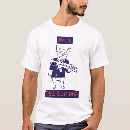 Wereld Dierendag - Ontmoet de Hond T-shirt (Voorkant)