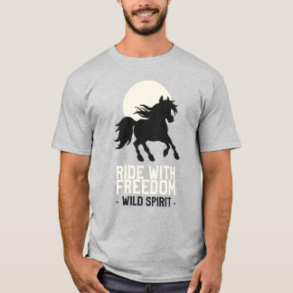 Wereld Dierendag - Rit met Vrijheidspaard T-shirt