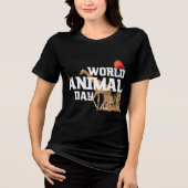 Wereld Dierendag Tshirt (Voorkant)