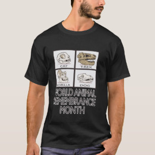Wereld Dierenherdenking Huldiging aan Overleden Di T-shirt