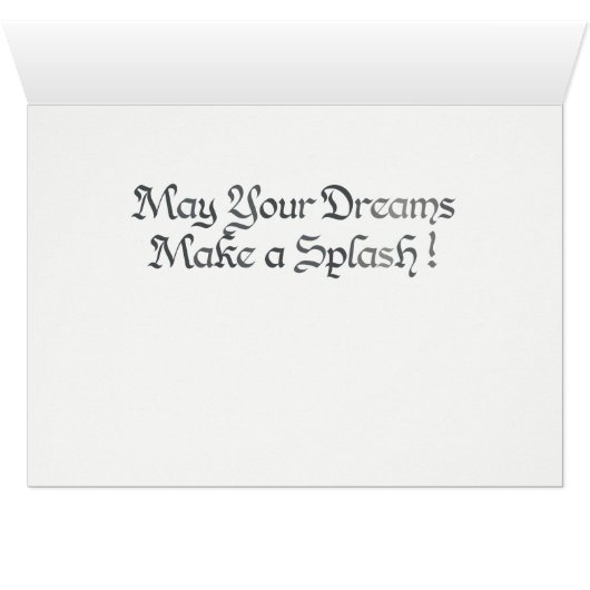 Wereld Dolfijn Kaart - met Titel (Binnen Horizontaal (Onder))