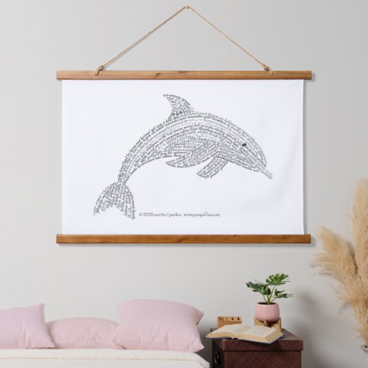 Wereld Dolfijn Tapestry Hangend Wandkleed (Slaapkamer)