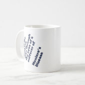 wereld door de ogen van meniere koffiemok (Voorkant links)