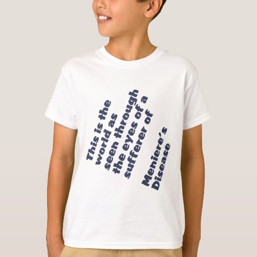 wereld door ogen t-shirt (Voorkant)