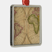 Wereld door Worcester Metalen Ornament (Rechts)