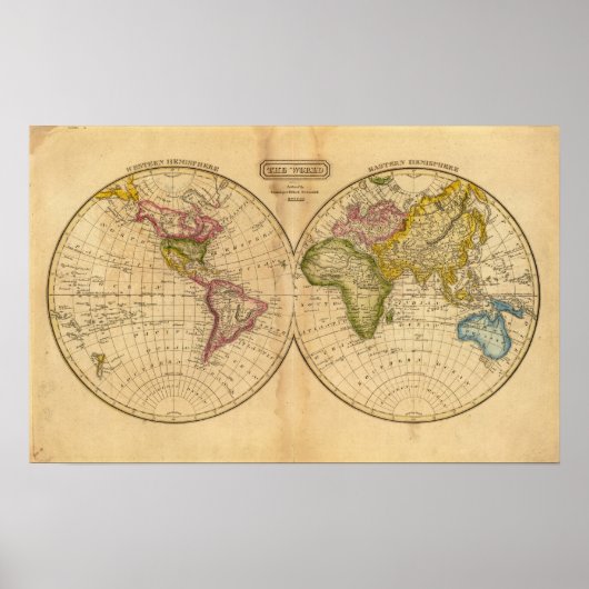 Wereld door Worcester Poster (Voorkant)