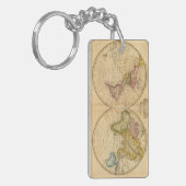 Wereld door Worcester Sleutelhanger (Voorkant Links)