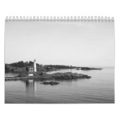 Wereld door zwart en wit kalender (Hoes)