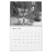 Wereld door zwart en wit kalender (Feb 2027)