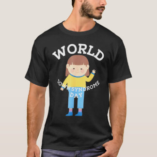Wereld Down En Autisme Dag Rock Je Tee Bewustzijn T-shirt
