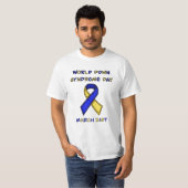 Wereld down Syndrome Dag - 21 maart T-shirt (Voorkant volledig)