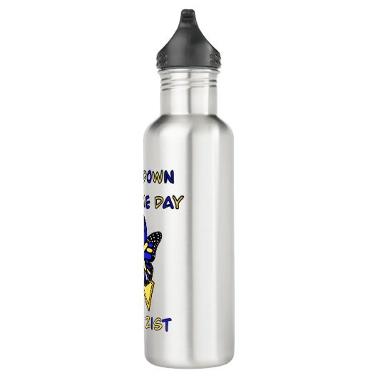 Wereld down Syndrome Dag - 21 maart Waterfles (Rechts)