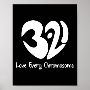 Wereld down Syndrome Dag om de ideeën van kanker t Poster