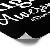 Wereld down Syndrome Dag om de ideeën van kanker t Poster (Hoek)