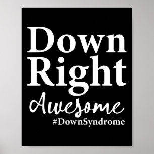 Wereld down Syndrome Dag om de ideeën van kanker t Poster