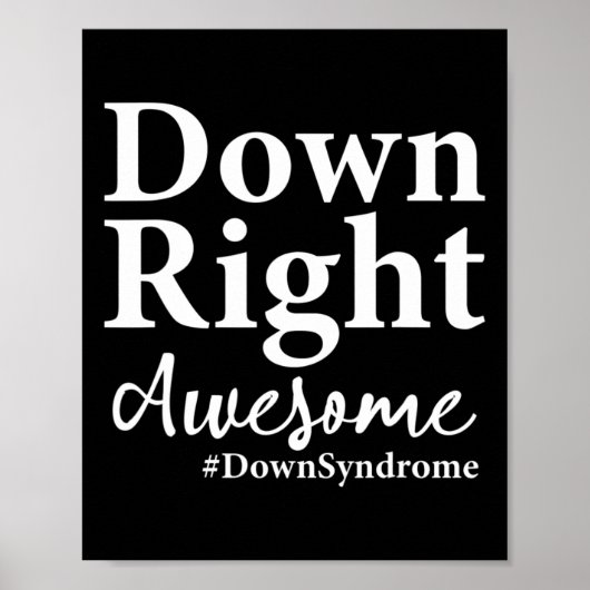 Wereld down Syndrome Dag om de ideeën van kanker t Poster (Voorkant)