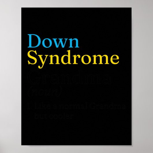 Wereld down Syndrome Dag om de ideeën van kanker t Poster (Voorkant)