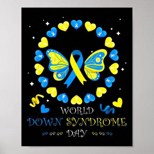 Wereld down Syndrome Dag om de ideeën van kanker t Poster (Voorkant)