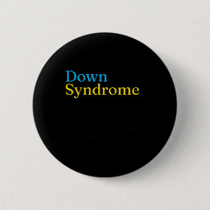 Wereld down Syndrome Dag om de ideeën van kanker t Ronde Button 5,7 Cm