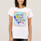 Wereld down Syndrome Dag T-shirt (Voorkant)