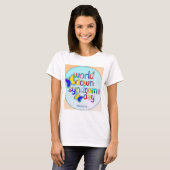Wereld down Syndrome Dag T-shirt (Voorkant volledig)