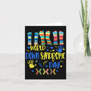 Wereld down Syndrome Day Awareness Sockets Direct  Kaart