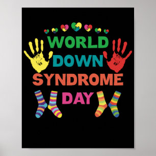 Wereld down Syndrome Day Awareness Sockets Direct  Poster