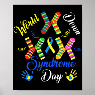 Wereld down Syndrome Day Awareness Sockets Direct  Poster