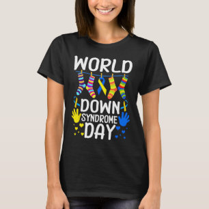 Wereld down Syndrome Day Awareness Sockets Direct  T-shirt