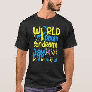 Wereld down Syndrome Day Awareness Sockets Direct T-shirt