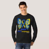 Wereld down Syndrome Day Awareness Sockets Direct  T-shirt (Voorkant volledig)