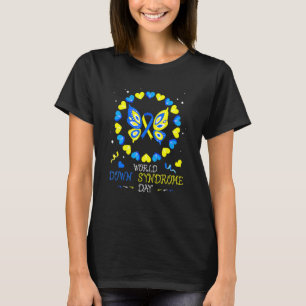 Wereld down Syndrome Day Awareness Sockets Direct T-shirt
