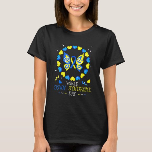 Wereld down Syndrome Day Awareness Sockets Direct  T-shirt (Voorkant)
