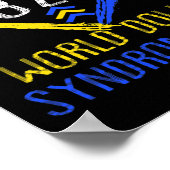 Wereld Down Syndroom Bewustzijnsdag Liefde 2 Poster (Hoek)