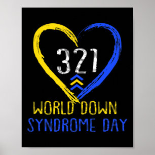 Wereld Down Syndroom Bewustzijnsdag Liefde 2 Poster