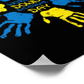 Wereld Down Syndroom Dag Handen Bewustzijn 321 Man Poster (Hoek)