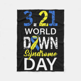 Wereld Down Syndroom Dag Om Kankerideeën Te Bestri Fleece Deken