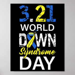 Wereld Down Syndroom Dag Om Kankerideeën Te Bestri Poster