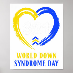 Wereld Down Syndroom Dag Om Kankerideeën Te Bestri Poster