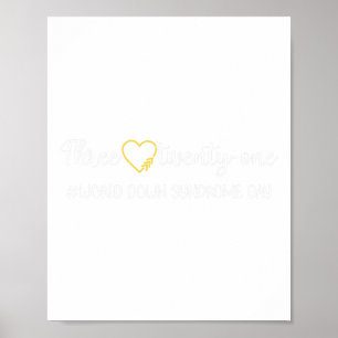 Wereld Down Syndroom Dag Om Kankerideeën Te Bestri Poster