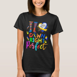 Wereld Down Syndroom Dag Rock Your Socks T21 bewus T-shirt