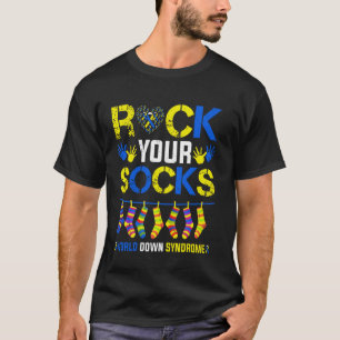 Wereld Down Syndroom Dag Sokken Actie  T-shirt