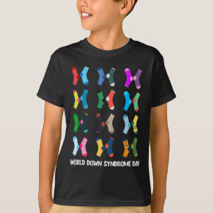 Wereld Down Syndroom Dag Sokken Wdsd T-shirt