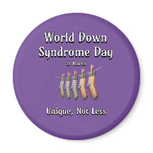 Wereld Down Syndroom Dag. Uniek, niet minder