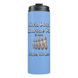 Wereld Down Syndroom Dag. Uniek, niet minder Thermosbeker