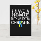 Wereld Downsyndroom Dag Kaart (Gele Bloem)