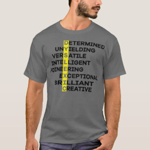 Wereld Dyslexie Awareness Day dyslexie ondersteuni T-shirt